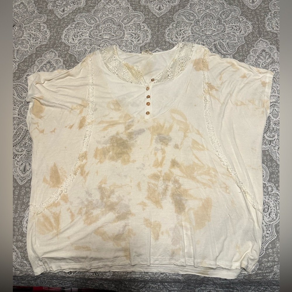 Boutique batwing tie dye